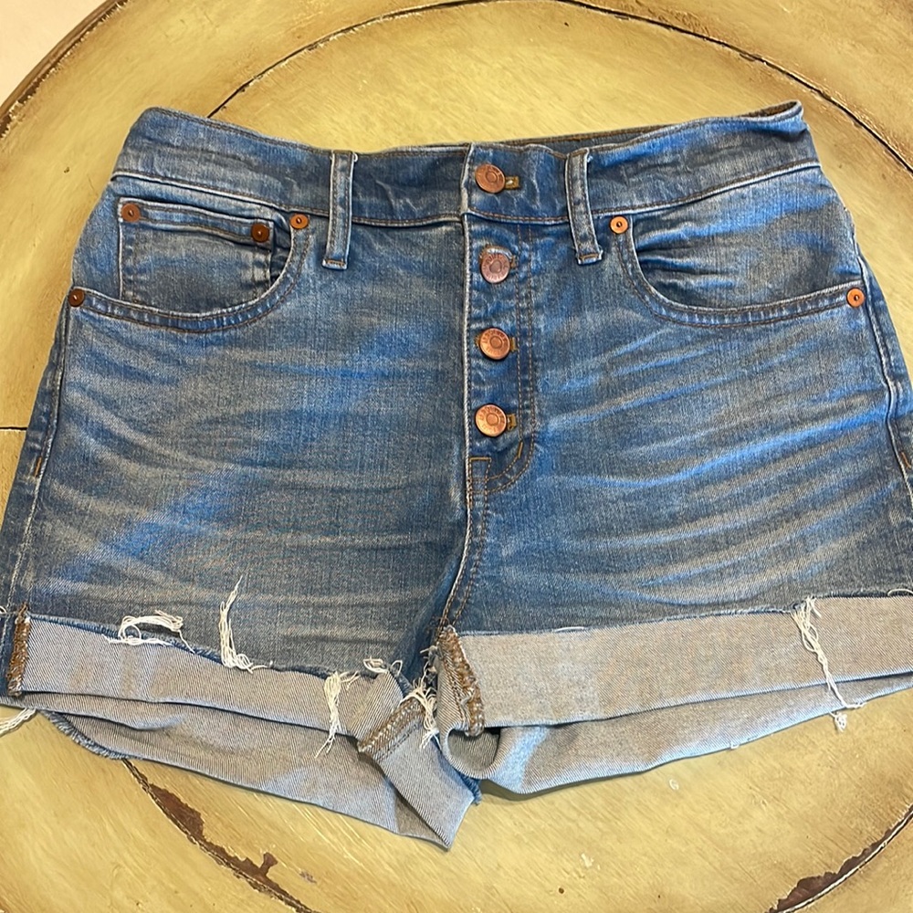 Madewell High Rise Denim Short